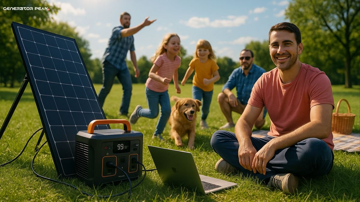 what is a solar powered generator