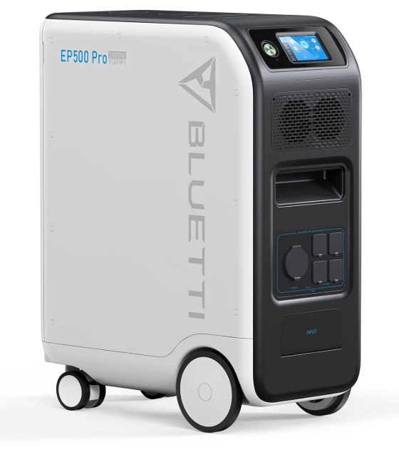 Bluetti EP500Pro – 5100Wh Solar Power Station - Best Solar Generator for off-grid living