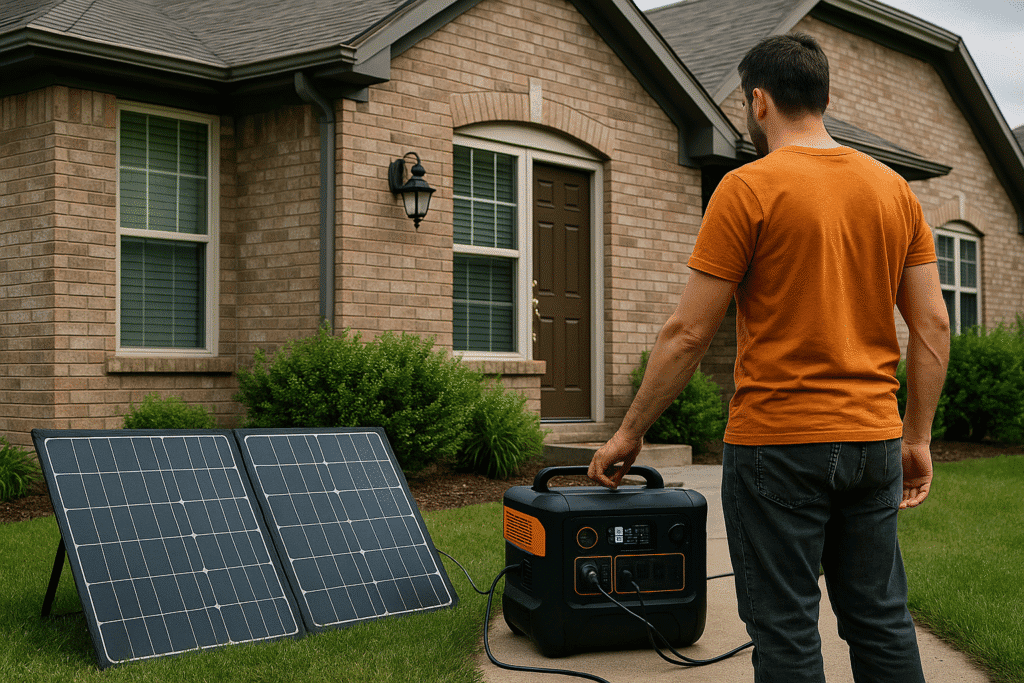 Can a Portable Solar Generator Power a House